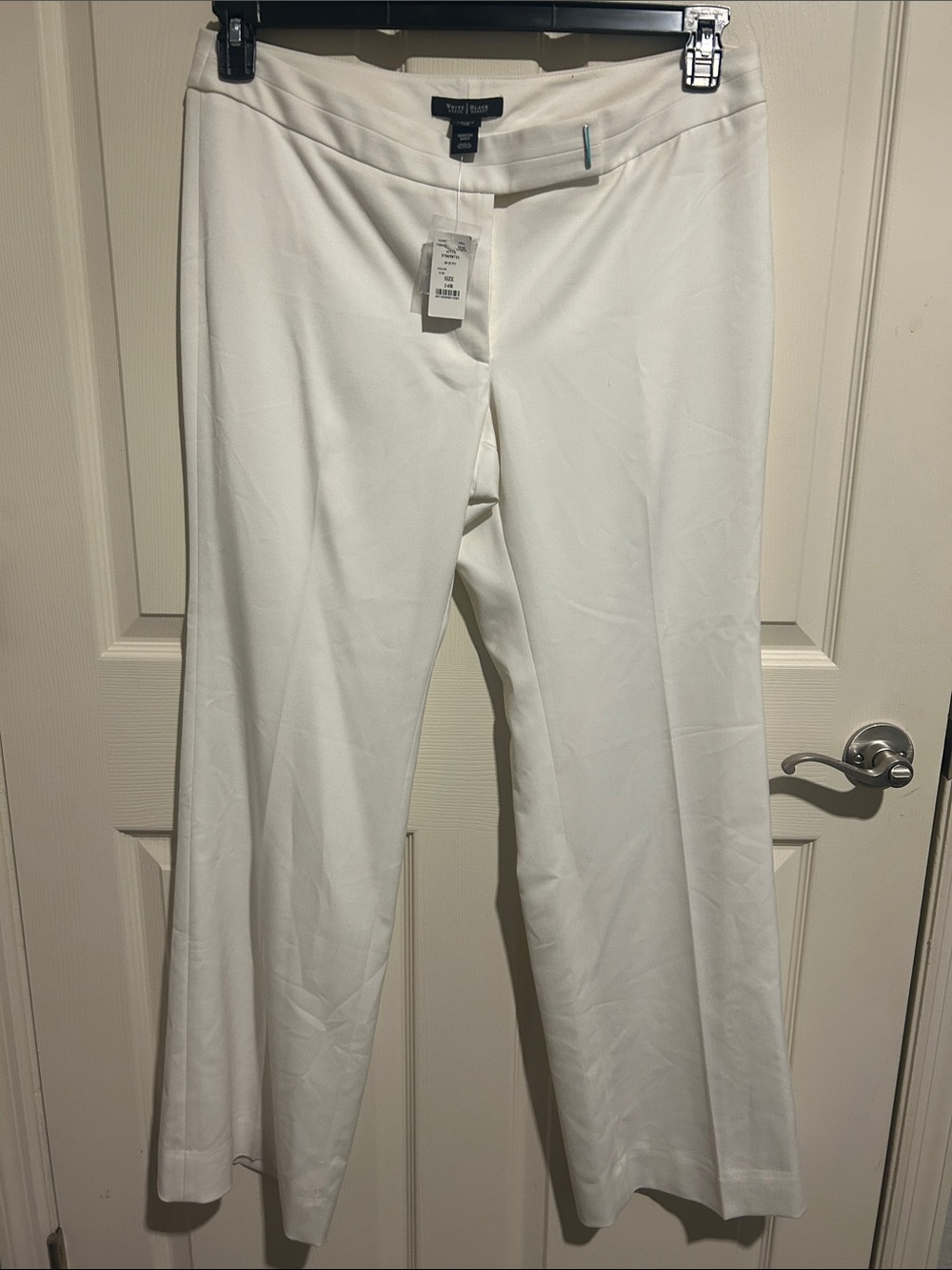 White house/black market  White Wide-Leg Trousers
